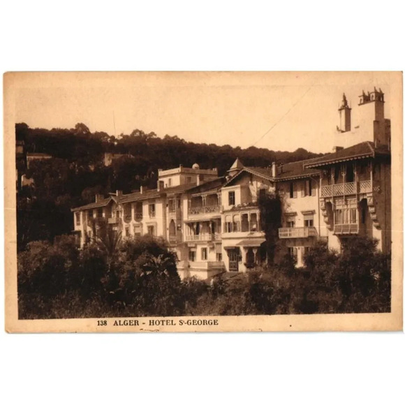 American Vintage Other - 138 Alger Hotel S-George Algeria Postcard